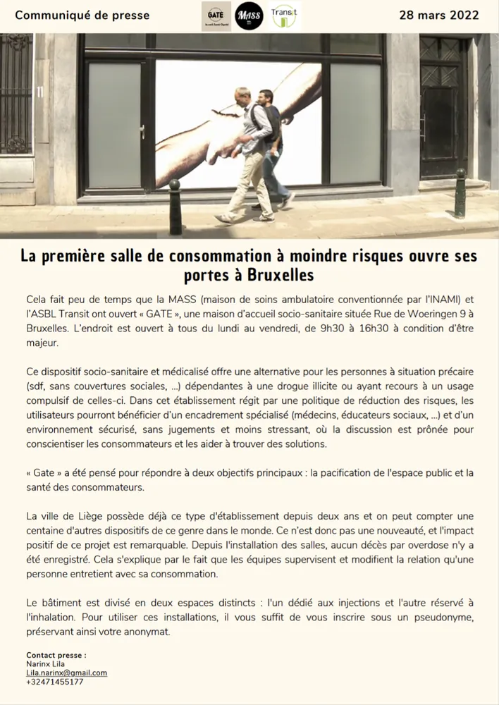 Communiqués de presse rédigés dans le cadre de mes cours d’expression écrite suivis à l’IHECS, visuel 1