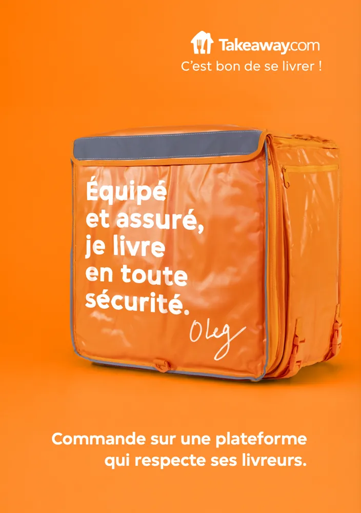 Réalisation d’affiches pour Takeaway.com, visuel 2